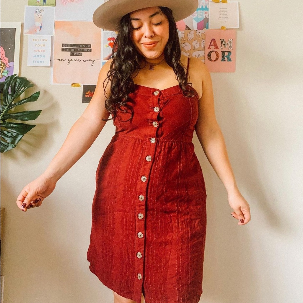 Universal Thread Button Up Dress - image 2